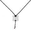 Cartier Le Baiser du Dragon necklace in white gold,  diamonds and ruby - 00pp thumbnail