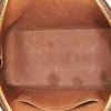 Louis Vuitton Alma BB shoulder bag in brown monogram canvas and natural leather - Detail D3 thumbnail
