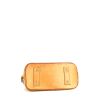 Borsa a tracolla Louis Vuitton Alma BB in tela monogram marrone e pelle naturale - Detail D5 thumbnail