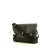 Louis Vuitton Messenger shoulder bag in grey Eclipse monogram canvas and black leather - 00pp thumbnail