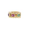 Dior Deux Epices ring in yellow gold,  amethyst and peridot - 00pp thumbnail
