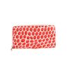 Louis Vuitton Zippy wallet in pink and red bicolor monogram patent leather - 360 thumbnail