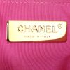 Chanel Chanel 19 handbag in pink quilted leather - Detail D4 thumbnail