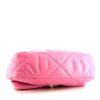 Chanel Chanel 19 handbag in pink quilted leather - Detail D5 thumbnail