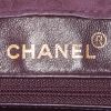 Borsa Chanel Vintage in camoscio viola e pelliccia viola - Detail D3 thumbnail