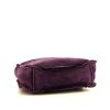Bolso de mano Chanel Vintage en ante violeta y piel violeta - Detail D4 thumbnail