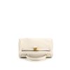 Hermès  Kelly 25 cm handbag  in Gris Perle Swift leather - 360 Front thumbnail