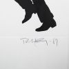 Robert Longo, "Men in the cities", sérigraphie sur papier, épreuve d'artiste signée, numérotée, datée et encadrée, de 1989 - Detail D3 thumbnail