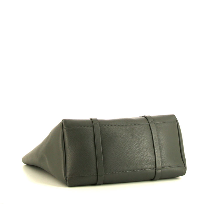 Shopping bag Balenciaga in pelle grigia - Detail D4