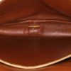 Borsa a tracolla Louis Vuitton Cartouchiére in tela monogram marrone e pelle naturale - Detail D3 thumbnail