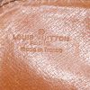 Borsa a tracolla Louis Vuitton Cartouchiére in tela monogram marrone e pelle naturale - Detail D4 thumbnail