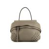Tod's Wave shoulder bag in grey leather - 360 thumbnail