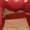 Shopping bag Celine Cabas in pelle gialla e rossa - Detail D2 thumbnail