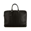 Louis Vuitton Porte documents Voyage briefcase in black grained leather - 360 thumbnail