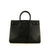 Saint Laurent Sac de jour handbag in black leather - 360 thumbnail