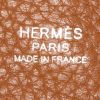 Bolso para llevar al hombro Hermes Marwari en cuero togo color oro y cuero marrón - Detail D3 thumbnail