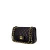 Bolso de mano Chanel Timeless en cuero acolchado azul oscuro - 00pp thumbnail