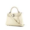 Hermes Kelly 25 cm handbag in Craie Swift leather - 00pp thumbnail