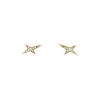 Mauboussin Valentine Parce Que Valentin small earrings in yellow gold and diamonds - 00pp thumbnail