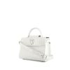 Dior Diorever mini handbag in white leather - 00pp thumbnail