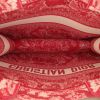 Shopping bag Dior Book Tote modello piccolo in tessuto ricamato rosso con motivo - Detail D2 thumbnail