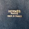 Bolso de mano Hermès Bolide 35 cm en cuero azul marino - Detail D4 thumbnail