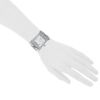 Chopard Happy Sport watch in stainless steel - Detail D1 thumbnail