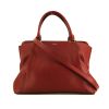 Cartier C De Cartier handbag in red leather - 360 thumbnail