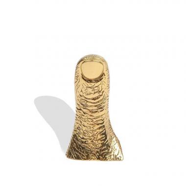 César, Broche-sculpture "Pouce", en or jaune 18k, signée, numérotée et poinçonnée