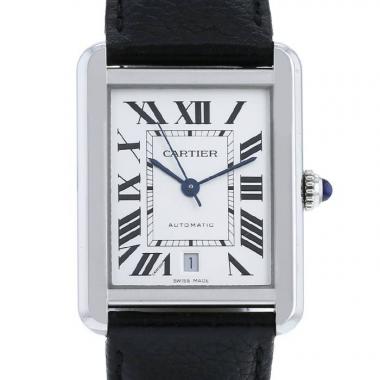 Orologio Cartier Tank Solo in acciaio Ref :  3800 Circa  2017