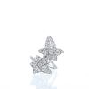 Anello Boucheron Lierre de Paris modello piccolo in oro bianco e diamanti - 360 thumbnail