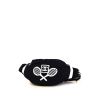 Pochette-ceinture Chanel en toile noire et blanche - 00pp thumbnail