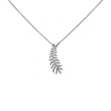 Chanel Plume de Chanel necklace in white gold and diamonds