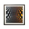 Victor Vasarely, "Louisiana IV", silkscreen in colors on paper, signed, numbered and framed, of 1983-1984 - 00pp thumbnail