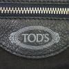 Tod's handbag in blue grained leather - Detail D3 thumbnail