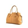 Tod's handbag in beige grained leather - 00pp thumbnail