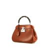 Gucci Gucci Vintage handbag in brown leather - 00pp thumbnail
