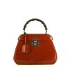Gucci Gucci Vintage handbag in brown leather - 360 thumbnail