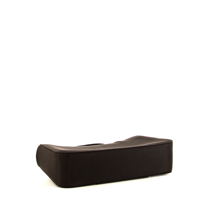 Dior Vintage handbag in brown canvas and leather - Detail D4