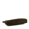 Bolso de mano Gucci Vintage en ante marrón y cuero marrón - Detail D4 thumbnail