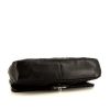 Bolso de mano Chanel Timeless en cuero acolchado negro y cuero trenzado negro - Detail D5 thumbnail