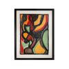 Jean-Michel Atlan, "Astarté", lithograph in colors on paper, signed, numbered and framed, of 1958 - 00pp thumbnail