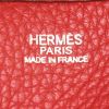 Hermes Evelyne medium model shoulder bag in red togo leather - Detail D3 thumbnail