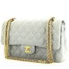 Chanel  Timeless Classic handbag  in blue quilted canvas - 00pp thumbnail