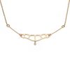 Collar Hermès Niloticus Ombre en oro rosa y diamante - 00pp thumbnail