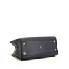 Fendi handbag in blue and black leather - Detail D5 thumbnail