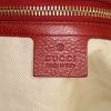 Gucci Bamboo large model handbag in red grained leather - Detail D4 thumbnail