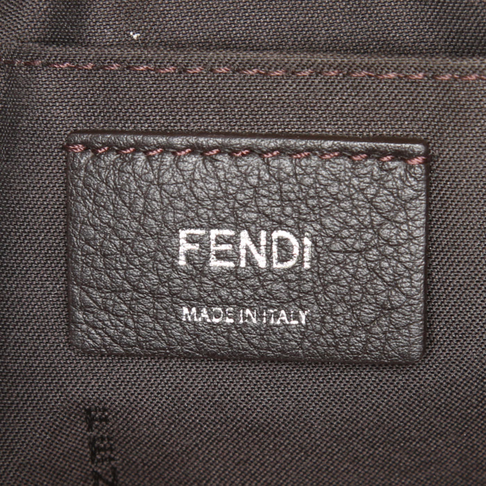 Bolso de mano Fendi By the way en cuero beige - Detail D4