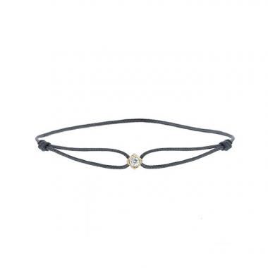 Bracelet Dinh Van Cube en or rose et diamants