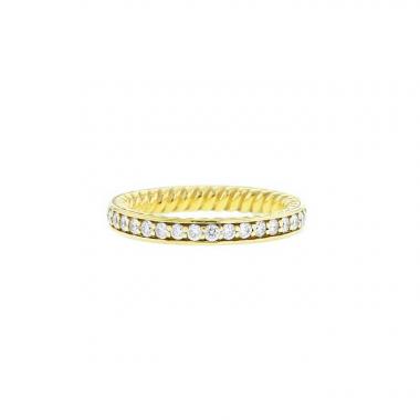 Alliance David Yurman Eden en or jaune et diamants
